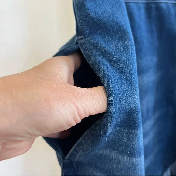 Red Jeans NYC Maxi Denim Skirt - Picture 7 of 13